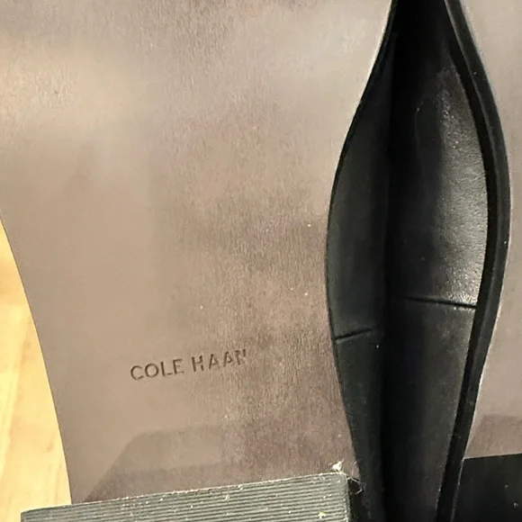 Cole Haan Dark Leather Slip-Ons - Picture 12 of 12